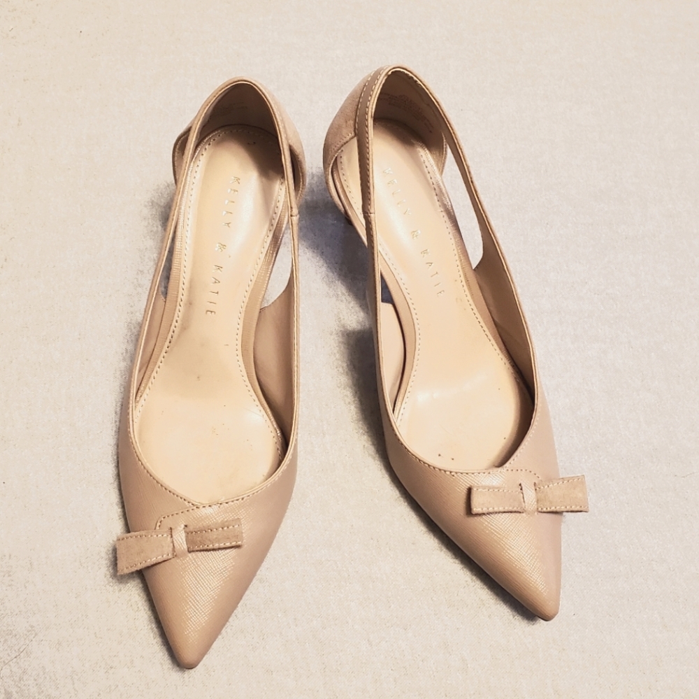 Dress shoes, nude color, size 6.5
